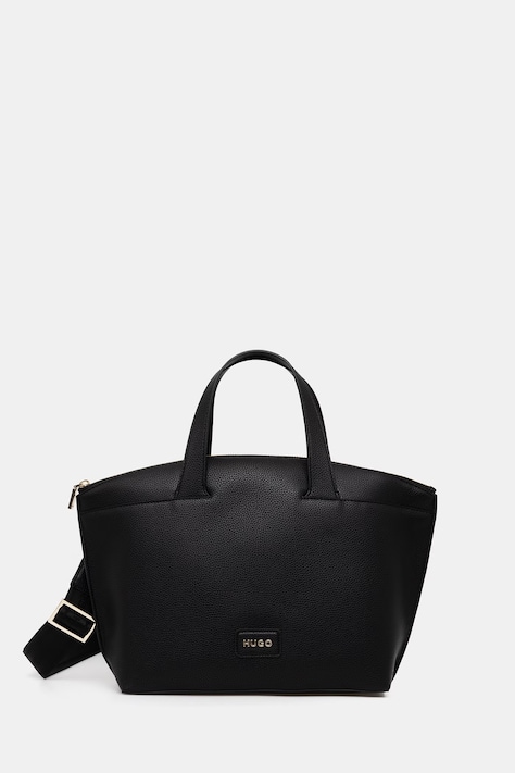 HUGO kabelka dámska z imitácie kože Orin_Duffle MD čierna 50562967