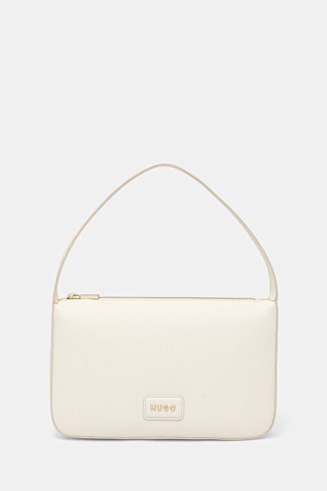 HUGO torebka damska z imitacji skóry Orin_Hobo beżowa 50562983