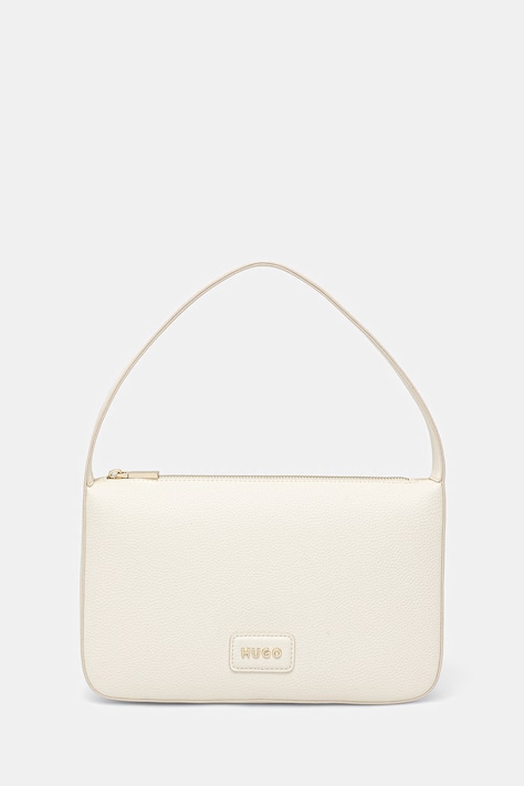 HUGO torebka damska z imitacji skóry Orin_Hobo beżowa 50562983