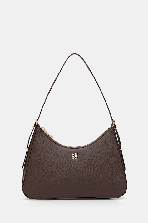 HUGO klasična ženska torbica iz umetnega usnja Neeko PN_Sh. Bag rjava 50563002