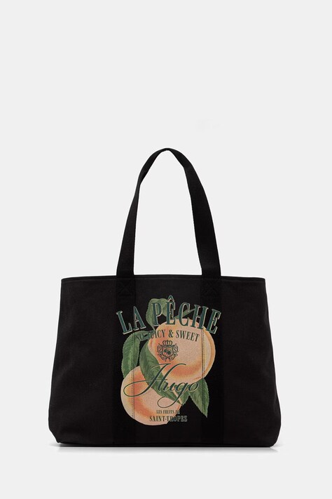 HUGO tote torba za žene Becky CPR_Tote crna 50563012