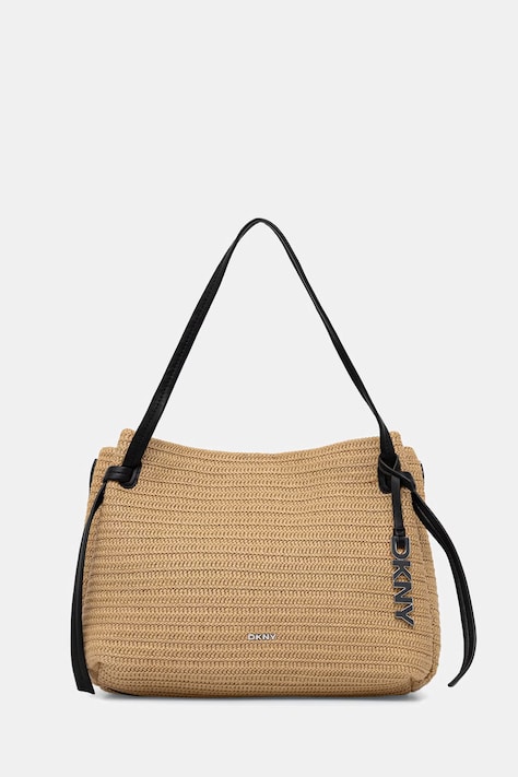 Dkny torebka kolor beżowy R61ADN78