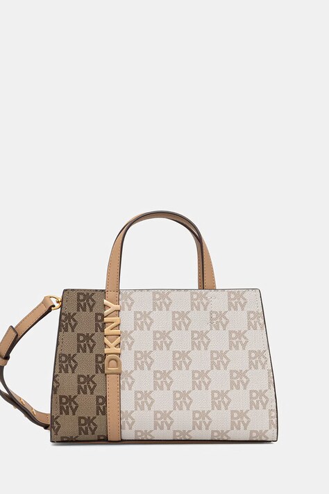 Dkny torebka kolor beżowy R61D6G56