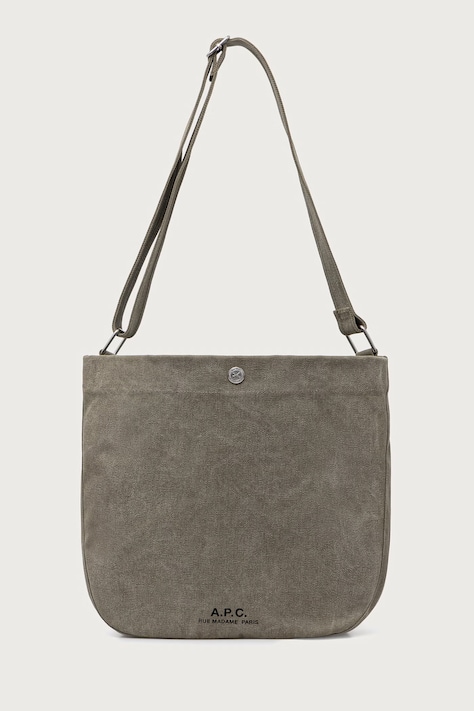 A.P.C. shopper torba za žene Besace Journal zelena PSAJZ.M61939