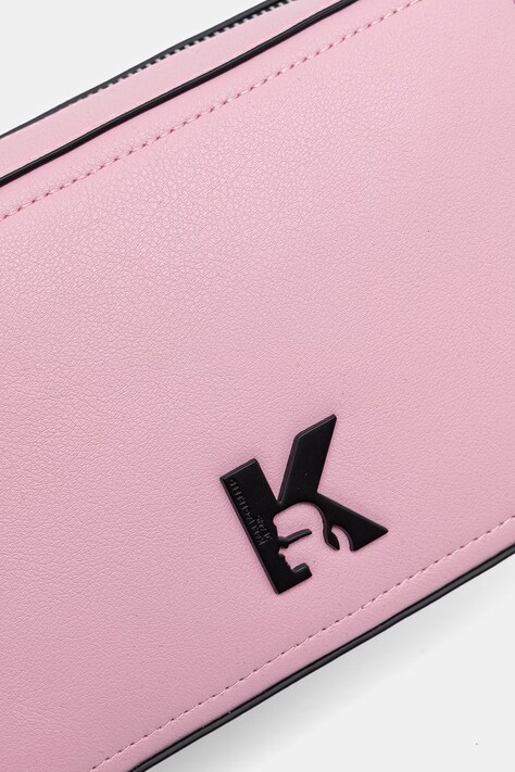 Karl Lagerfeld Jeans сумка крос-боді жіноча зі штучної шкіри — SS26-TOD2FZ, рожевий — фото 4