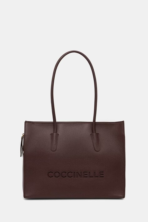 Coccinelle torebka shopper damska skórzana czerwona E1 UAK 11 01 01