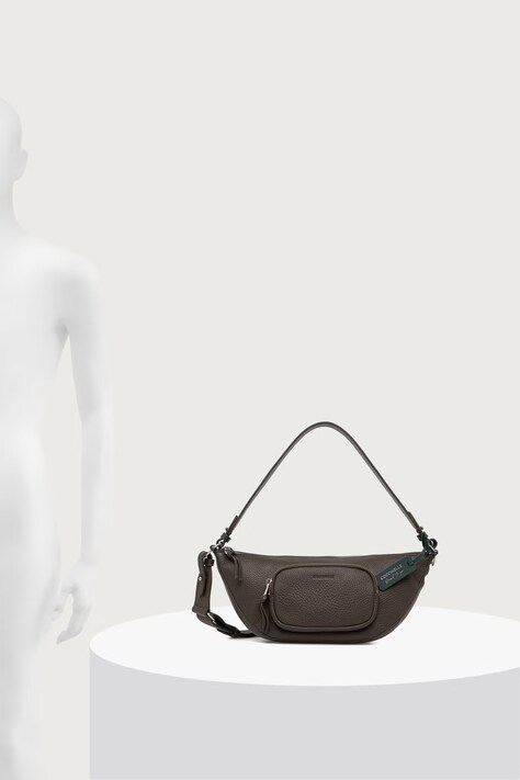 Coccinelle Torebka crossbody damska skórzana zielona E1 U0A 85 01 01