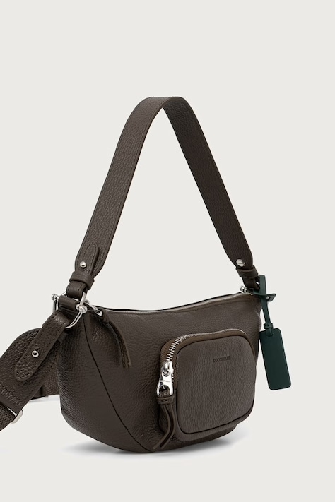 Coccinelle Torebka crossbody damska skórzana zielona E1 U0A 85 01 01