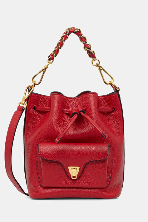 Coccinelle torebka skórzana kolor czerwony E1 TFK 23 03 01