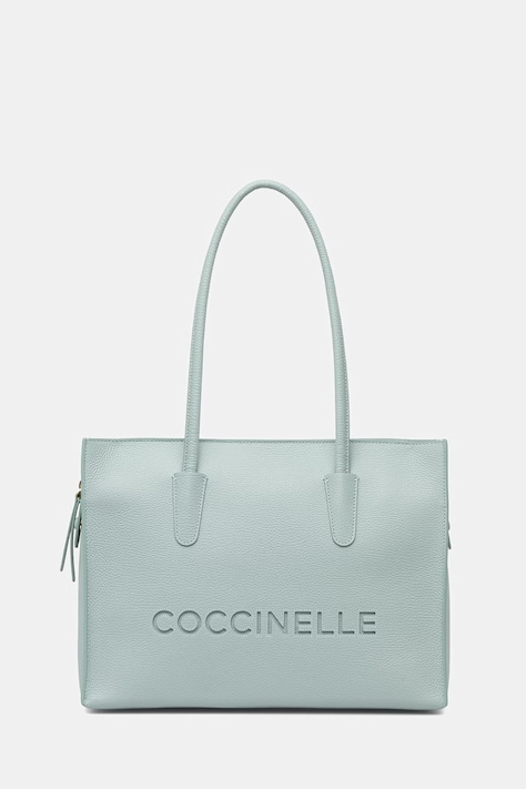 Шкіряна сумочка Coccinelle колір бірюзовий E1 UAK 11 02 01