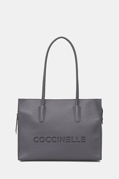 Coccinelle torebka shopper damska skórzana szara E1 UAK 11 02 01