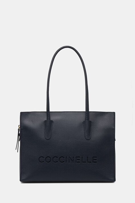 Coccinelle torebka skórzana kolor granatowy E1 UAK 11 02 01