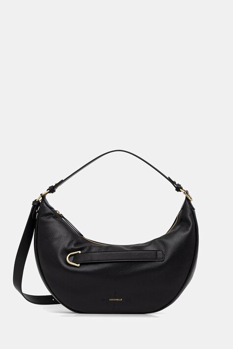 Coccinelle torebka skórzana kolor czarny E1 U4A 15 01 01