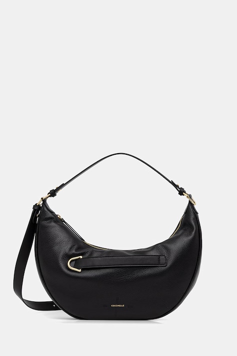 Coccinelle torebka skórzana kolor czarny E1 U4A 15 01 01