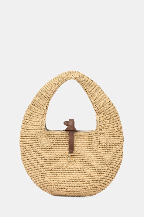 Coccinelle torba plażowa damska beżowa E1 UV1 13 02 01