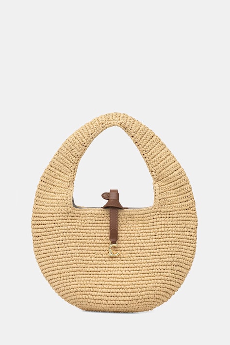 Coccinelle torba plażowa damska beżowa E1 UV1 13 02 01