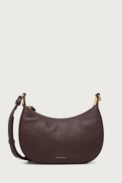 Coccinelle Geantă crossbody pentru femei din piele burgundia E5 U8K 53 01 01