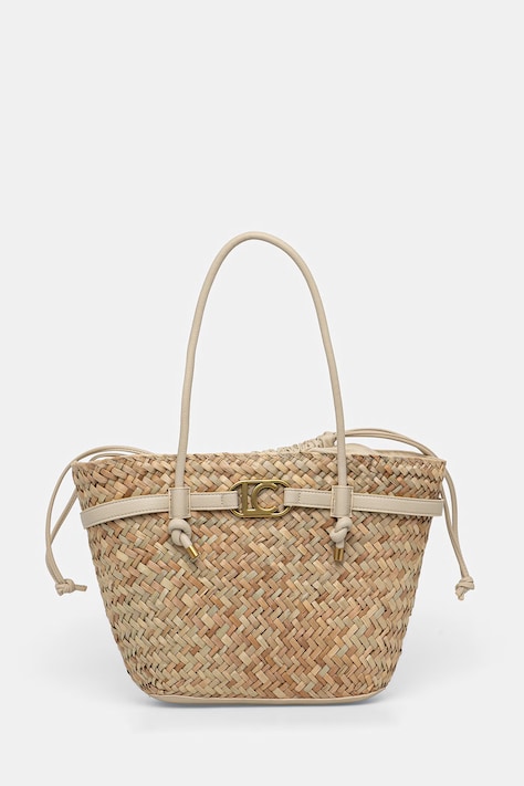 Lola Casademunt torba plażowa kolor beżowy LS2604059