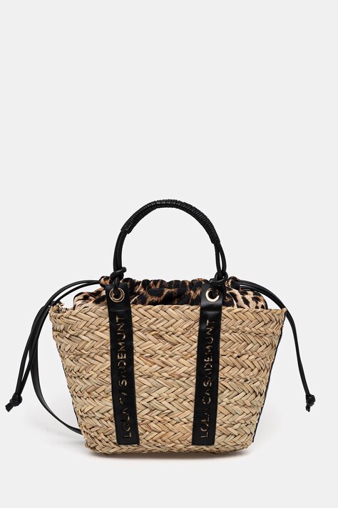 Lola Casademunt torba plażowa kolor beżowy LS2604092