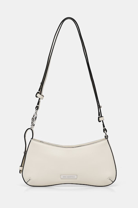 Karl Lagerfeld torebka damska z imitacji skóry IKON beżowa B2W30269