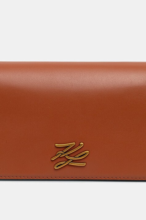 Karl Lagerfeld сумка крос-боді жіноча K/AUTOGRAPH — SS26-TOD2HR, коричневий — фото 4