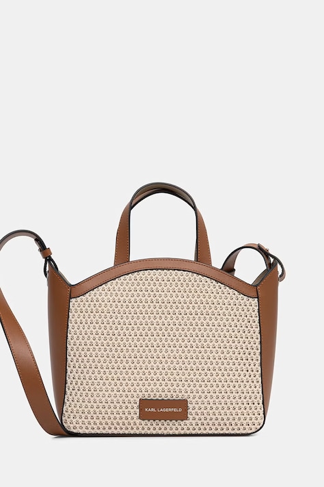 Karl Lagerfeld torebka damska K/CIRCLE SM brązowa B2W30019