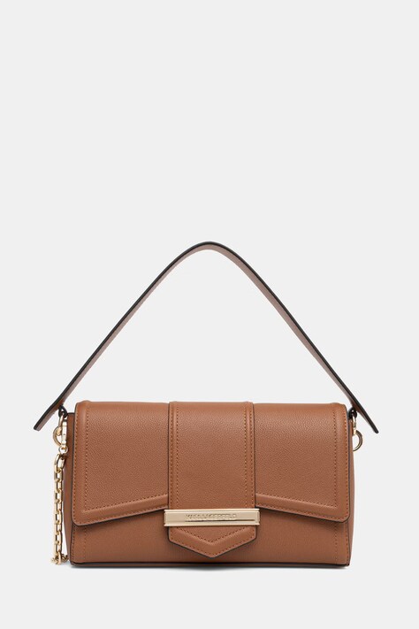 Karl Lagerfeld geantă crossbody de femei din piele K/NOVA maro B2W30098