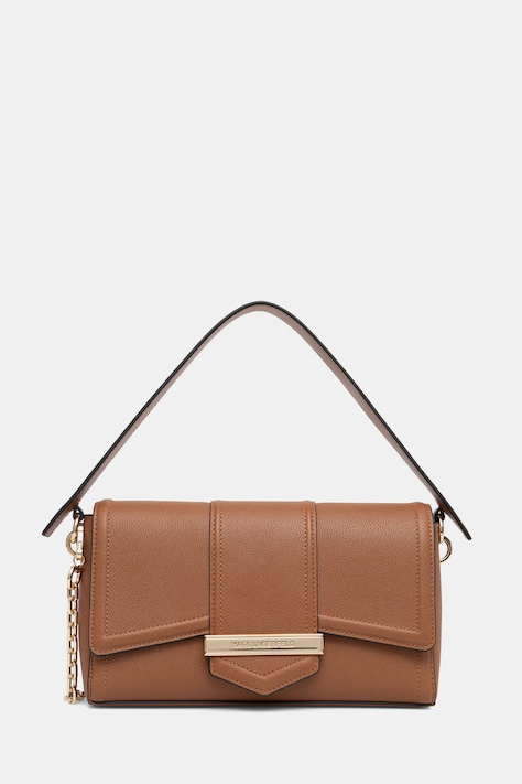 Karl Lagerfeld crossbody kabelka dámská kožená K/NOVA hnědá B2W30098