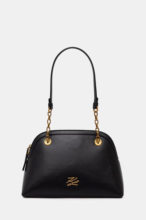 Karl Lagerfeld taška ženská kožená K/AUTOGRAPH černá B2W30038