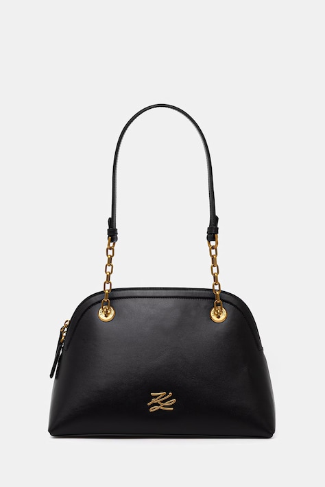 Karl Lagerfeld taška ženská kožená K/AUTOGRAPH černá B2W30038