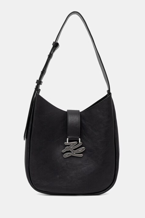 Karl Lagerfeld taška dámská kožená K/AUTOGRAPH černá B2W30259