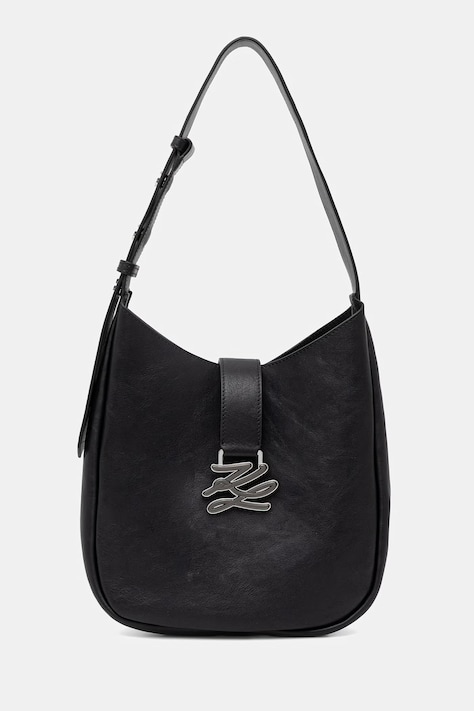 Karl Lagerfeld taška dámská kožená K/AUTOGRAPH černá B2W30259