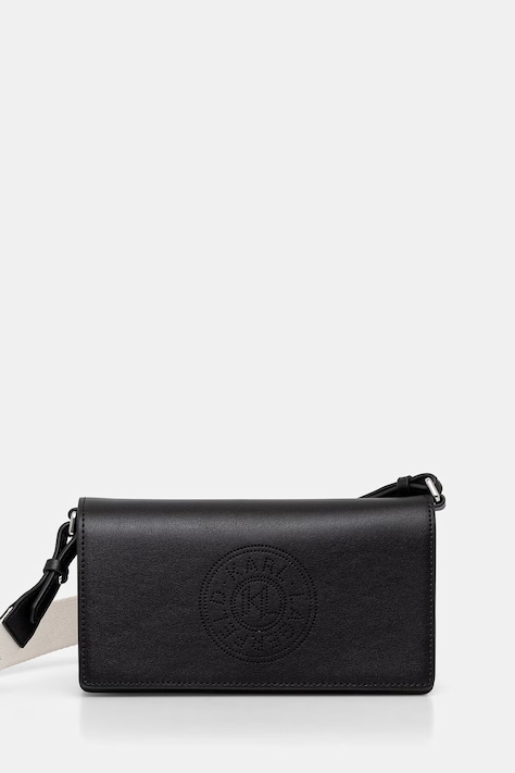 Karl Lagerfeld torebka crossbody damska skórzana K/CIRCLE czarna B2W30273