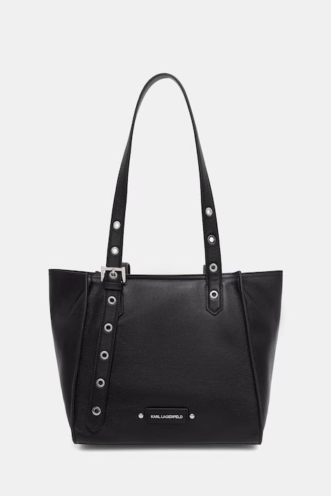Karl Lagerfeld torebka tote damska skórzana K/EYELETS czarna B2W30085