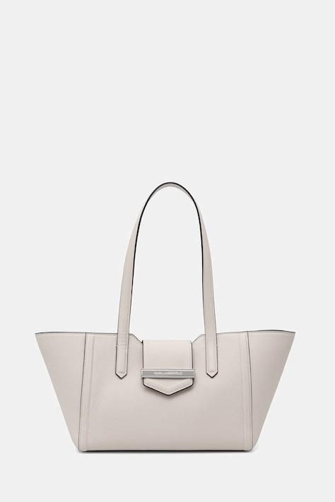 Karl Lagerfeld torebka bagietka damska skórzana K/NOVA biała B2W30108