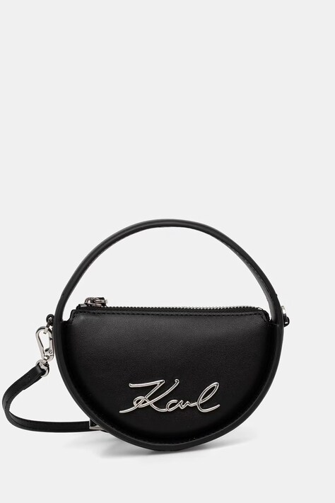 Karl Lagerfeld torebka crossbody damska skórzana K/SIGNATURE czarna B2W30277