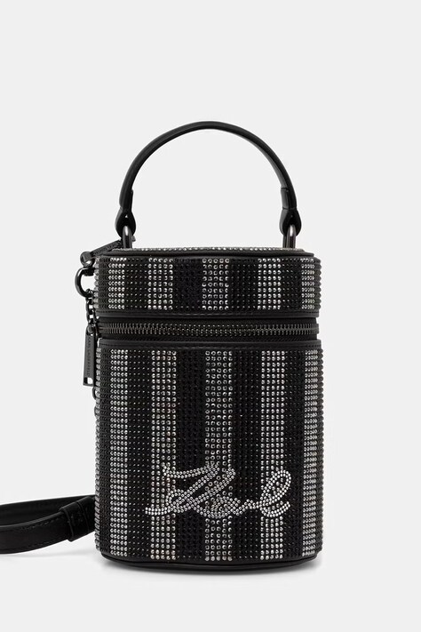 Karl Lagerfeld geantă de portbagaj de damă cu imitație de piele K/SOIREE neagră B2W30102