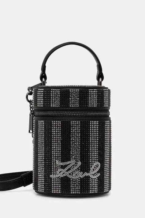 Karl Lagerfeld kufříková kabelka dámská z imitace kůže K/SOIREE černá B2W30102