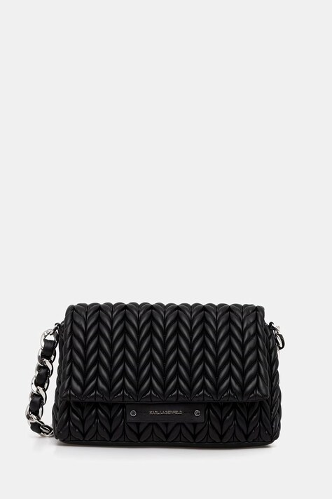 Karl Lagerfeld dámská taška z imitace kůže K/WEAVE černá B2W30229