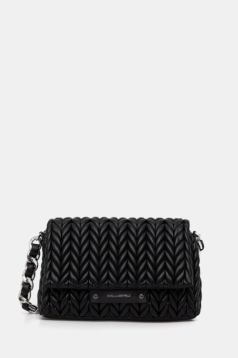 Karl Lagerfeld dámská taška z imitace kůže K/WEAVE černá B2W30229