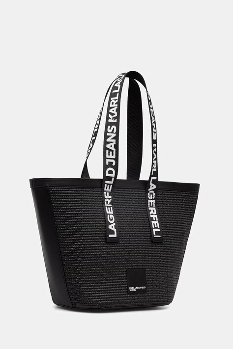 Karl Lagerfeld Jeans сумка-шопер жіноча плетена — SS26-TOD2KJ, чорний — фото 2