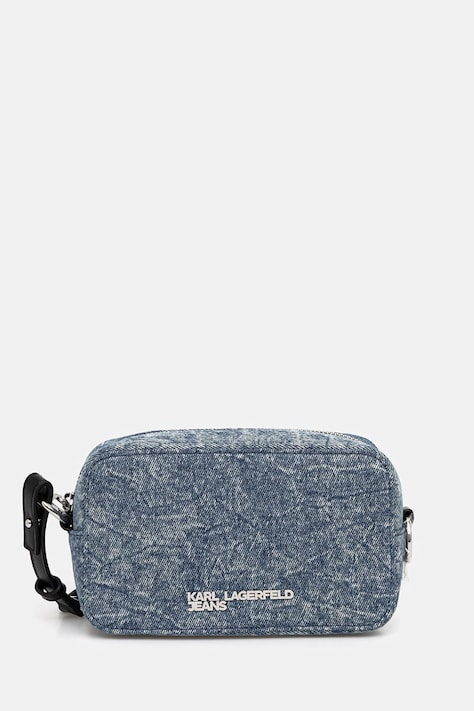 Τζιν τσάντα Karl Lagerfeld Jeans χρώμα: μπλε, B2W30124