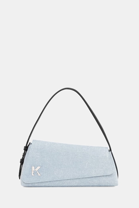 Karl Lagerfeld Jeans torebka jeansowa kolor niebieski B2W30134