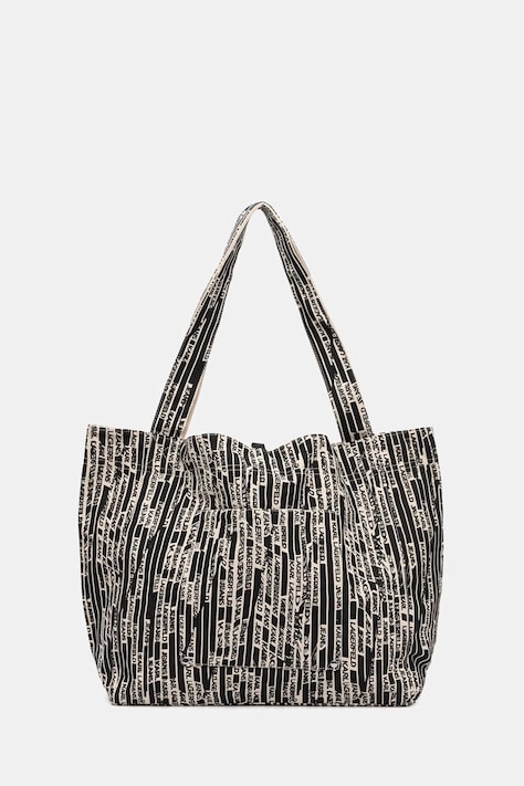 Karl Lagerfeld Jeans torebka bawełniana kolor beżowy B2W50048