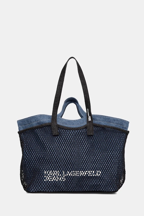 Τσάντα Karl Lagerfeld Jeans χρώμα: μπλε, B2W50053