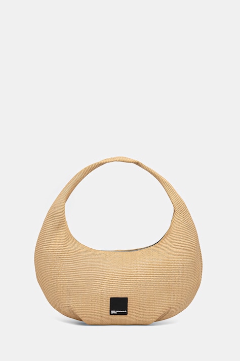 Τσάντα Karl Lagerfeld Jeans χρώμα: μπεζ, B2W30212