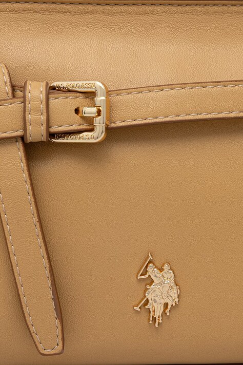 U.S. Polo Assn. сумка-листоноша жіноча зі штучної шкіри GUILDFORD — SS26-TOD2LJ, жовтий — фото 5