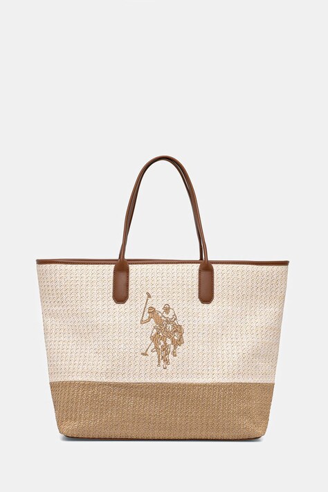 U.S. Polo Assn. torebka POOL PARTY kolor beżowy BEU2P8695WP5