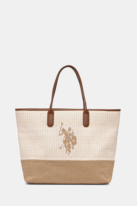 Kabelka U.S. Polo Assn. POOL PARTY béžová barva, BEU2P8695WP5