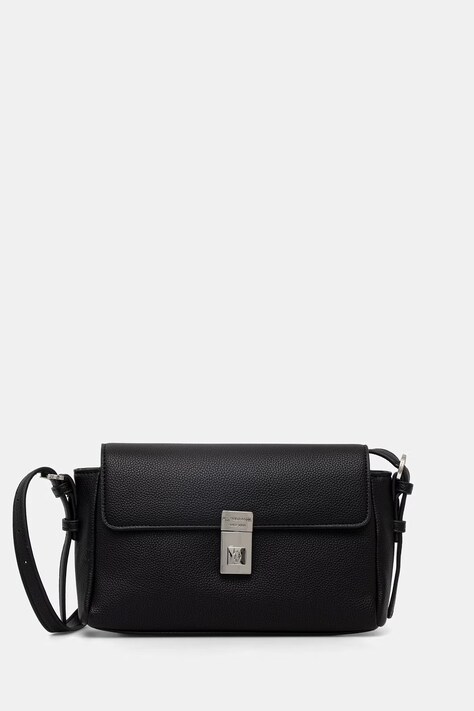 U.S. Polo Assn. listonoszka damska z imitacji skóry ESHER czarna BEUEP9061WVP